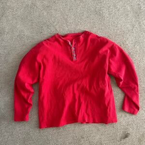 Marlboro unlimited red thermal henley